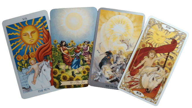 Tarot des mondes oniriques - Tarot histoire de sorcières - Golden art nouveau tarot - Tarot Rider Waite Smith